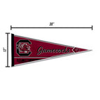 Rico Industries Ncaa South Carolina Gamecocks Classic 12'' X 30'' Felt Wall D  Cor Pennant - Great For Home/Bed Room/Man Cave D