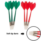 Huvai 6 Pcs Safety Darts With Soft Tip For Dartboard, Great For Children And Adults, Office And Family Time
