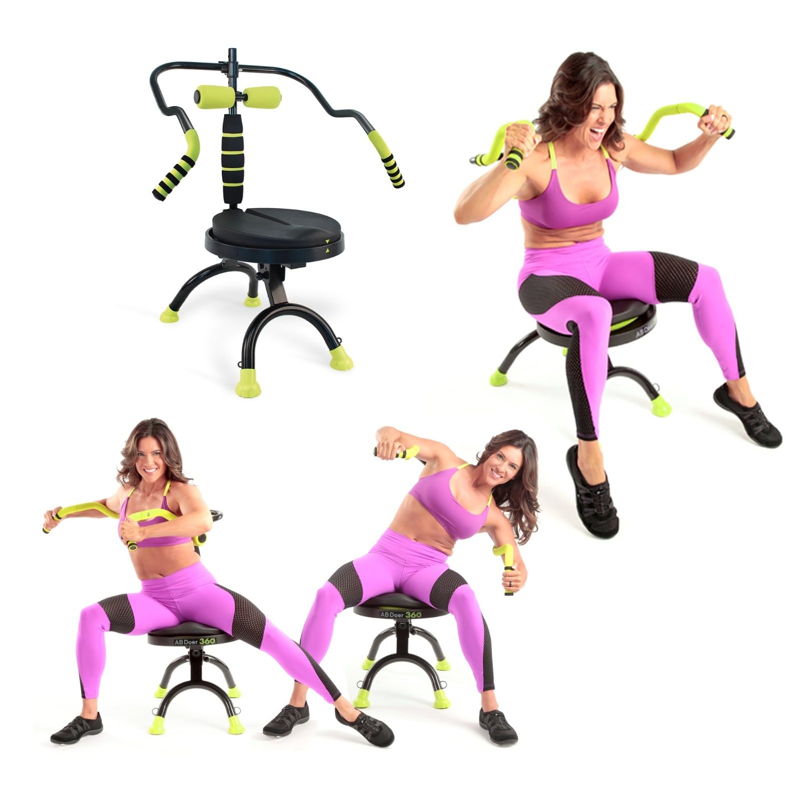 Ab Doer 360: 360 Fitness System Provides An Abdonimal And Muscle Activating Workout With Aerobics To Burn Calories Work Muscles