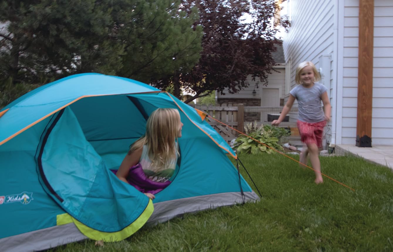 Coleman Kids Wonder Lake Tent, 2-Person Glow-In-The-Dark Tent For Campsite, Backyard, Or Indoor Use, Sets Up In About 10 Minutes