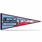 Rico Industries Nascar Racing Chicago Street Race 12'' X 30'' Felt Wall D  Cor Pennant - Great For Home/Bed Room/Man Cave D  Cor