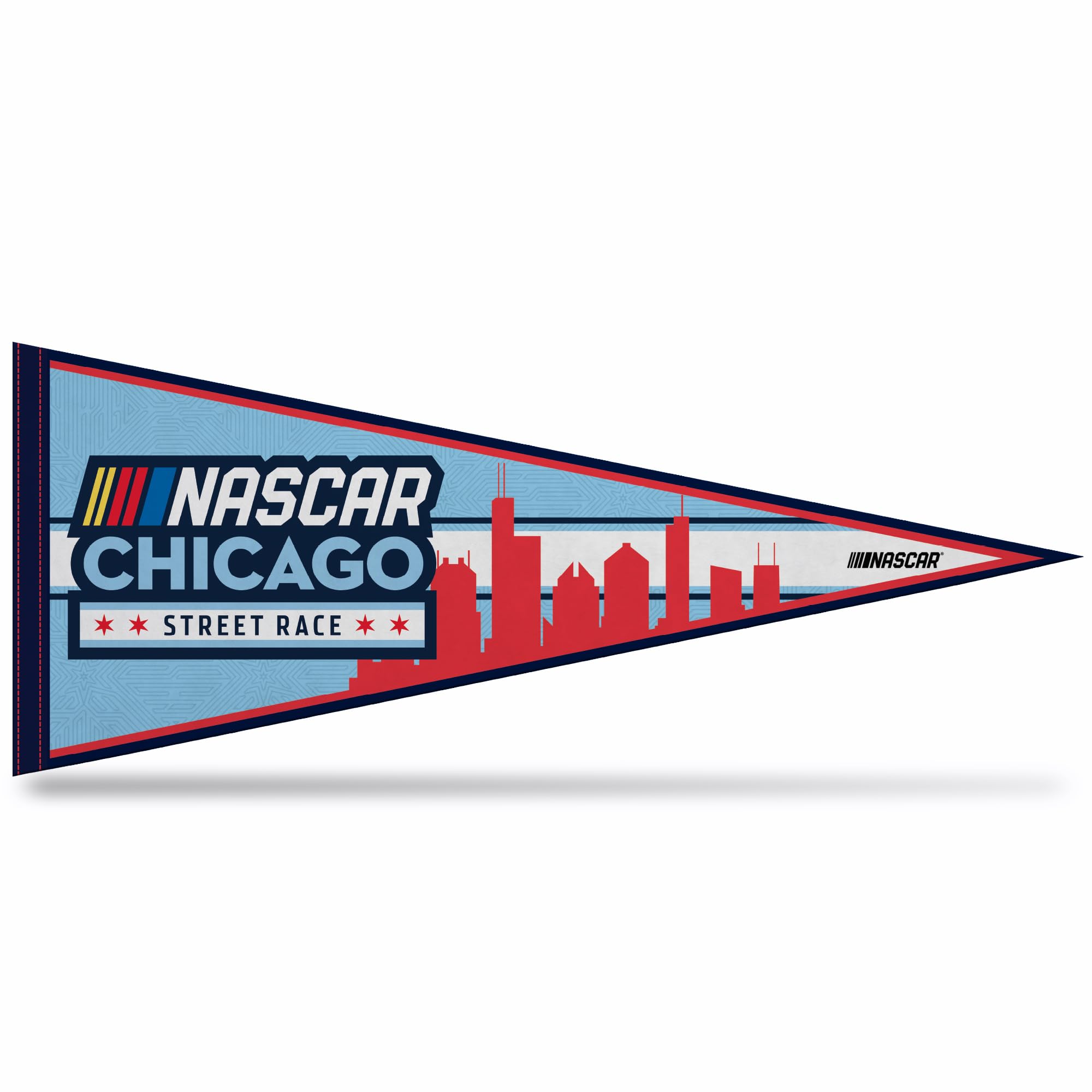 Rico Industries Nascar Racing Chicago Street Race 12'' X 30'' Felt Wall D  Cor Pennant - Great For Home/Bed Room/Man Cave D  Cor