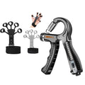 ComFortfriends Finger Strengthener & Hand Gripper Combo with Counter Meter  Hand Strength Gripper & Finger Gripper for Forearms