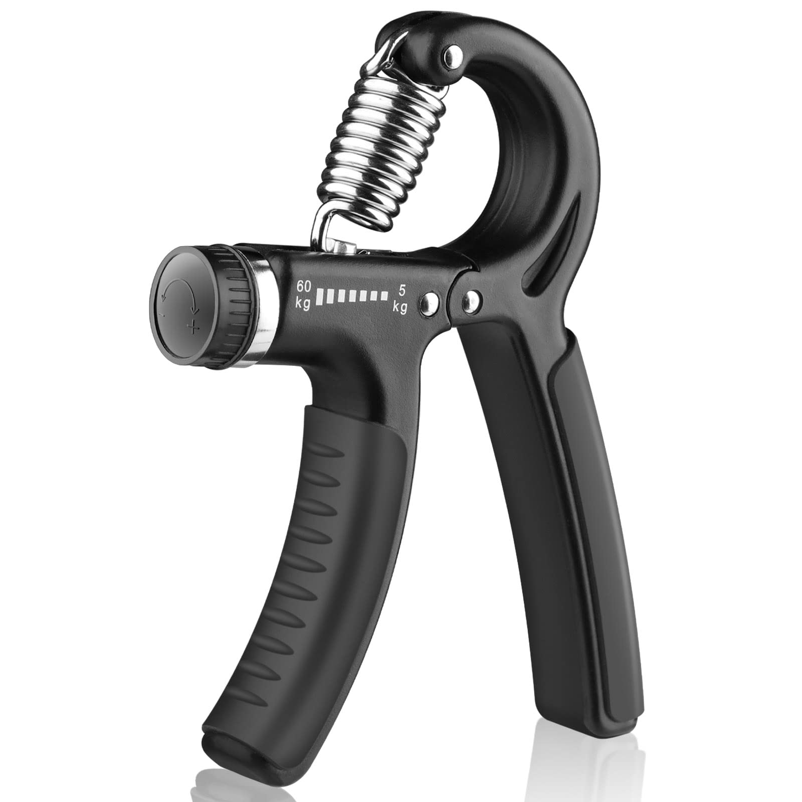 Grip Strength Trainer 1 Pack, Hand Grip Exerciser Strengthener With Adjustable Resistance 11-132 Lbs (5-60Kg), Forearm Strengthe