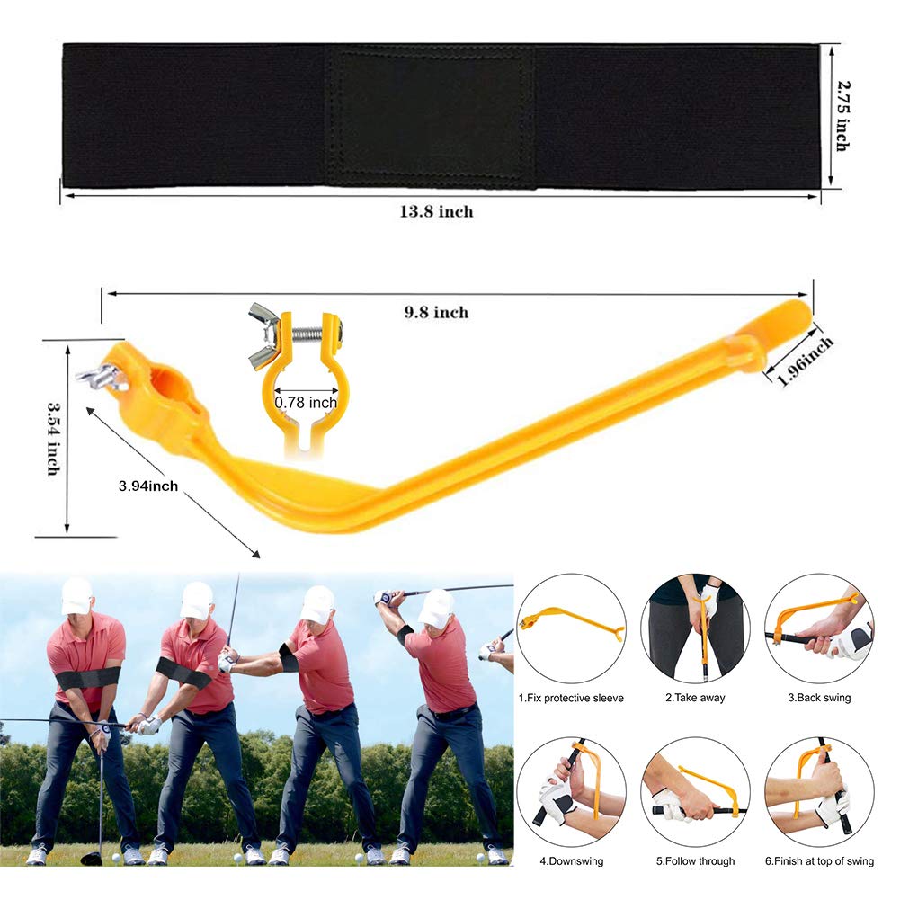 Hicocool 3-Piece Suit Golf Swing Training Aids