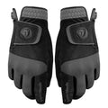 TaylorMade Golf RAIN CONTROL GLOVE (BLACK/GRAY, MEDIUM/LARGE), BLACK/GRAY(MEDIUM/LARGE, PAIR)