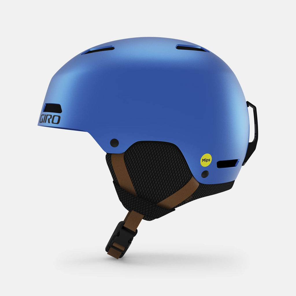 Giro Crue Mips Kids Ski Helmet - Snowboard Helmet For Youth, Boys & Girls - Blue Shreddy Yeti - S (52-55.5 Cm)
