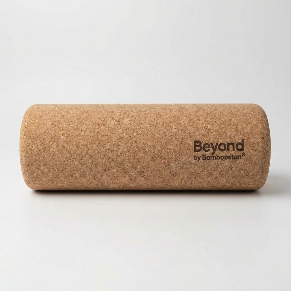 Bamboostan Cork Muscle Roller for SelfMassage, Natural Cork Tone, 8cm x 30cm, Cylindrical, Firm