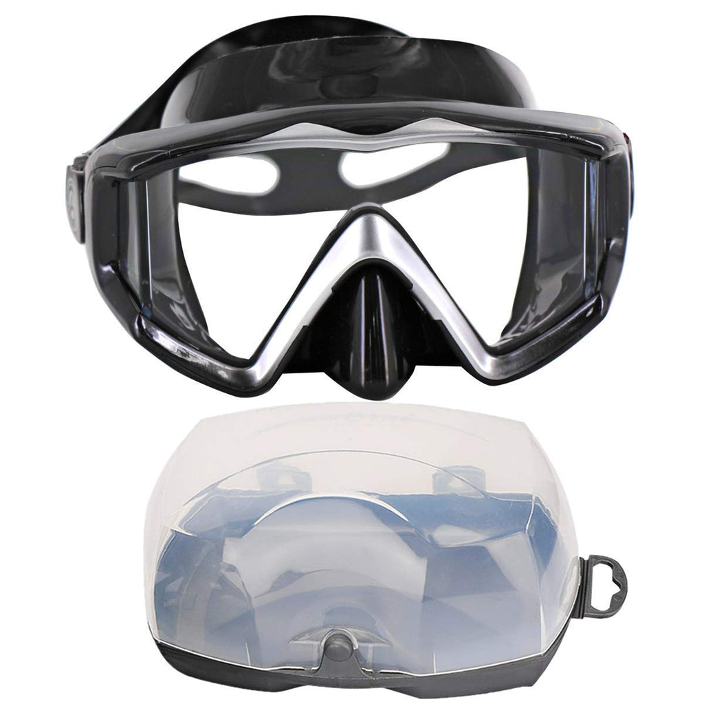 Aqua A Dive Sports Diving Mask Anti-Fog Swimming Snorkel Mask Suitable For Adults Scuba Dive Swim Snorkeling Goggles Masks (Gray