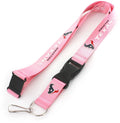 aminco NFL Houston Texans Team Lanyard, Pink