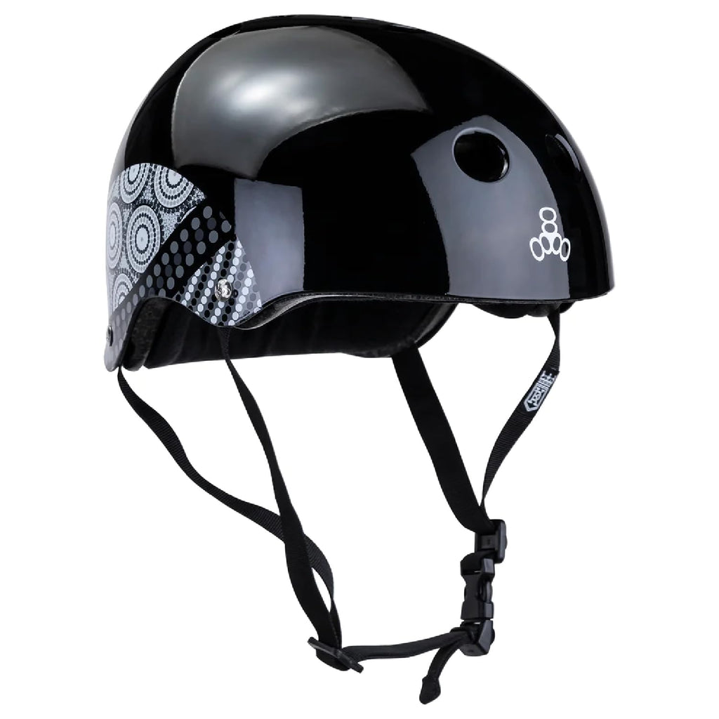 Triple Eight The Certified Sweatsaver Helmet For Skateboarding, Bmx, Roller Derby And Roller Skating, Keegan Palmer, S/M