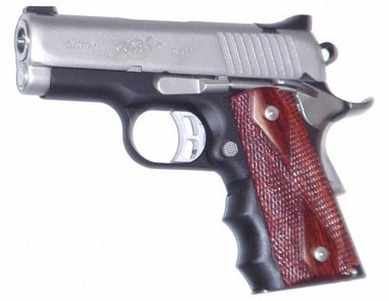 Pearce Grips Pg-Om1 Rubber Finger Groove Insert For Compact 1911 Black