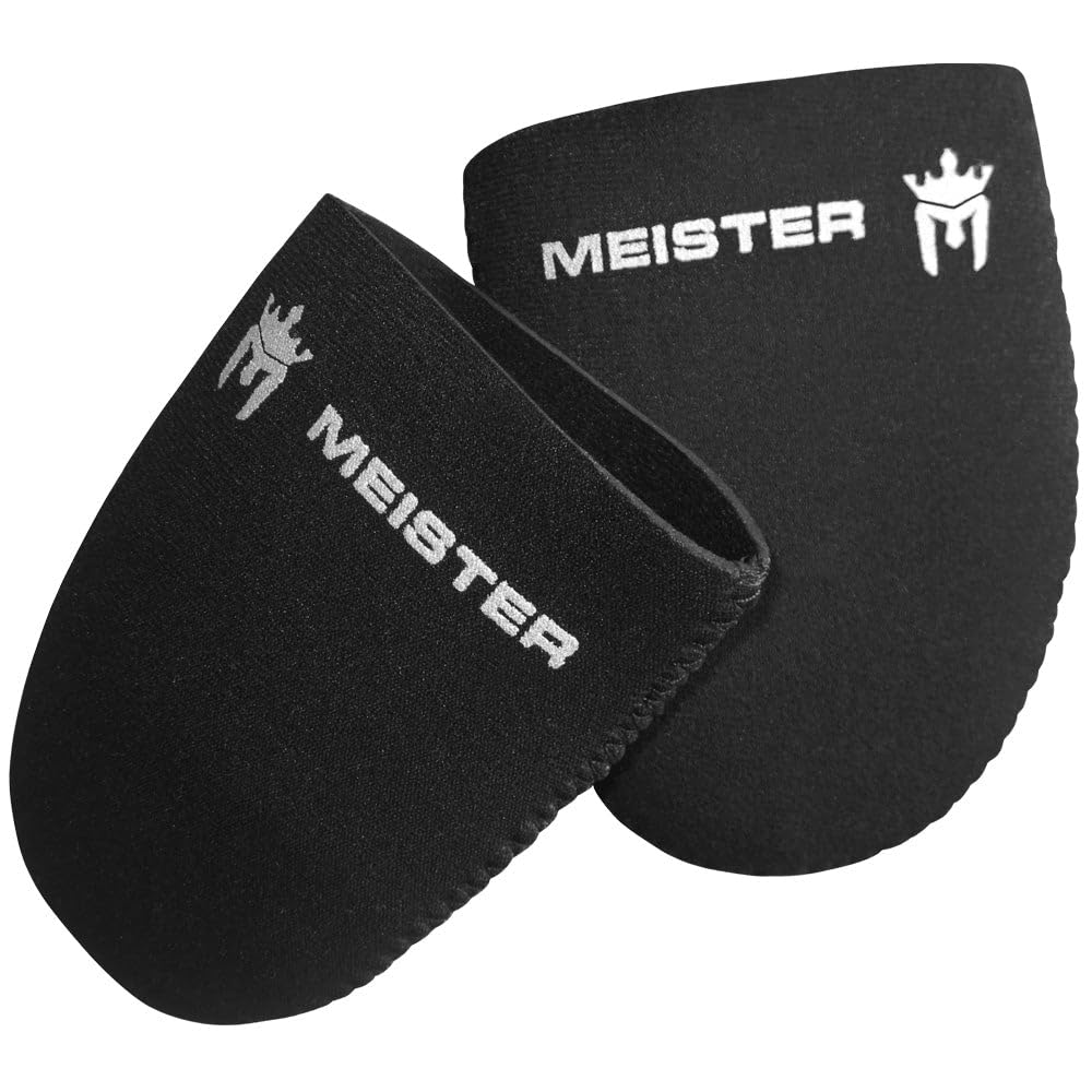 Meister 2.5Mm Thermal Neoprene Toe Warmer Booties For Cycling, Running, Hiking & Ice Baths (Pair) - Black