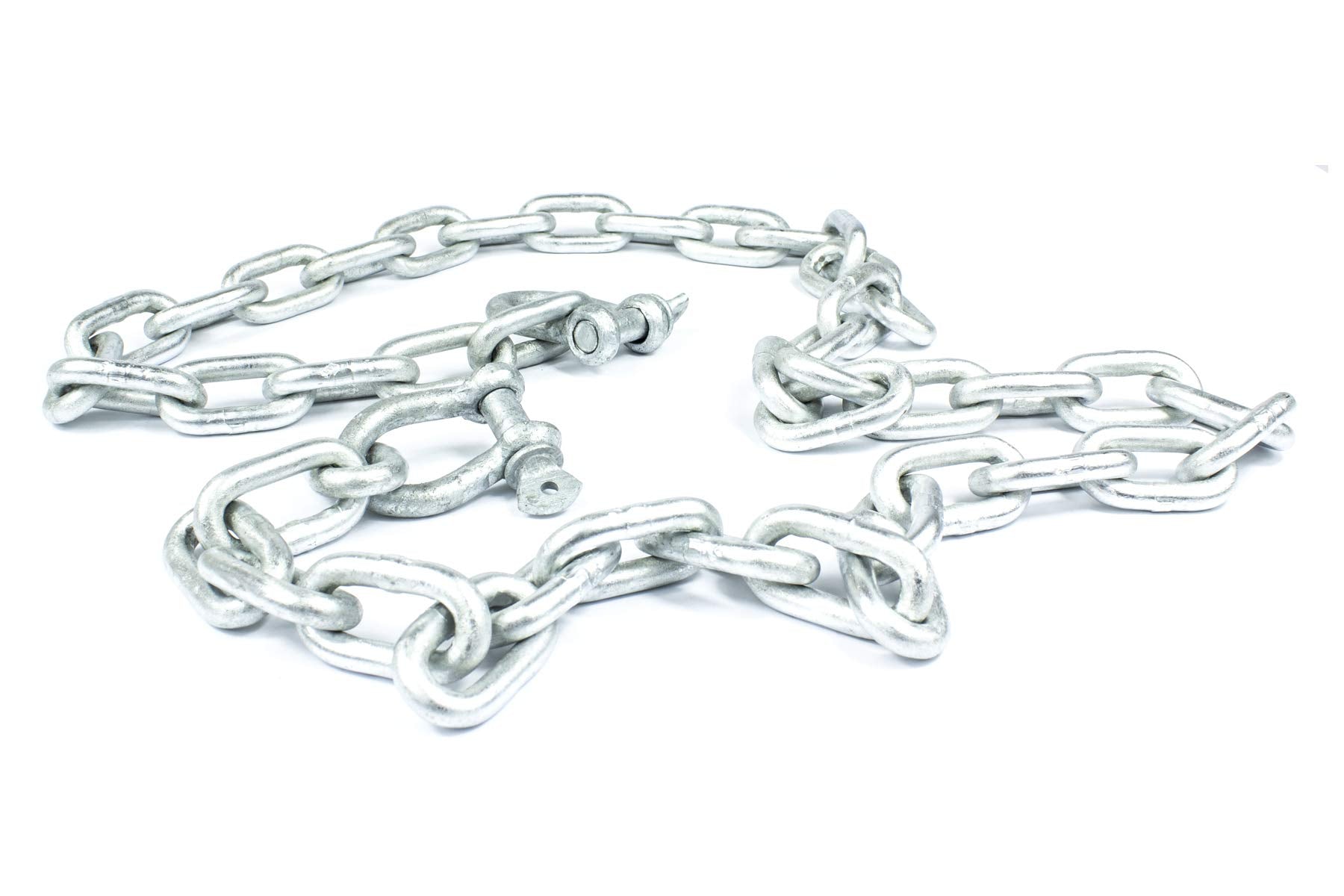 Moeller Marine 053220-10, Anchor Chain With Shackle, 1/4'' X 4''