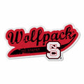 Rico Industries Ncaa N.Carolina State Wolfpack Distressed Shape Cut Pennant - Home And Living Room D  Cor - Soft Felt Ez To Hang