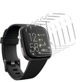 5 Pack] Compatible For Fitbit Versa 2 Tempered Glass Screen Protector, Ymhml Waterproof 9H Hardness Crystal Clear No-Bubble] Ant