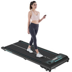 CITYSPORTS Treadmill Under Desk, Walking Pad, Ultra Slim & Portable for Home (Black&Green)