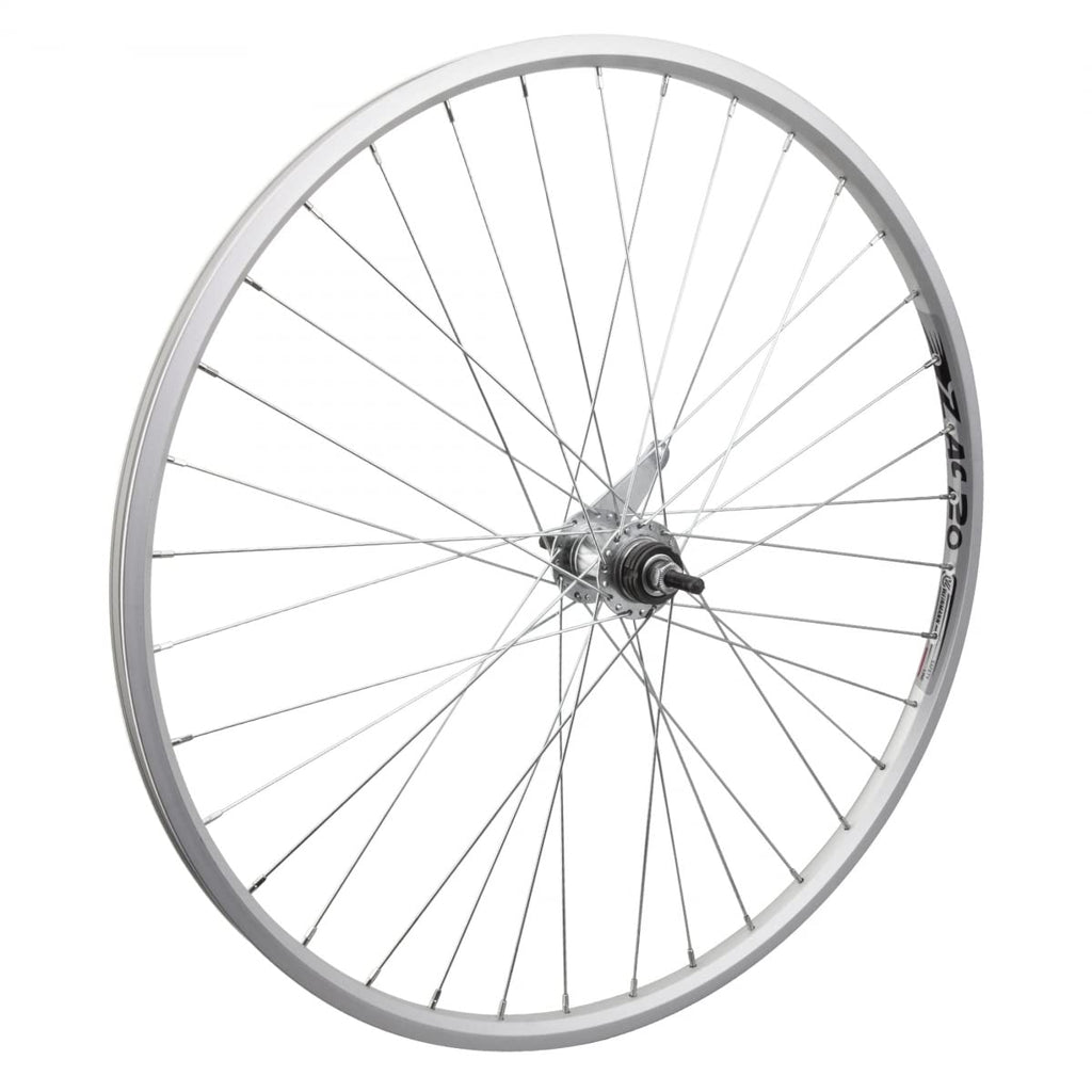 Weinmann Zac20 Touring Rear Wheel - 26'' X 1-3/8, Kt Coaster Hub 14Mm, 36H, Silver