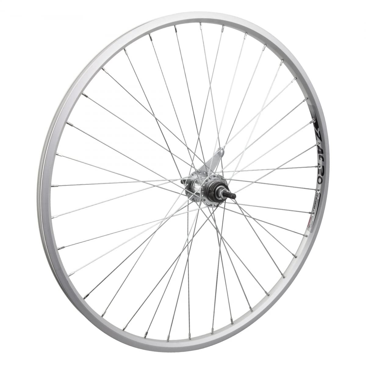 Weinmann Zac20 Touring Rear Wheel - 26'' X 1-3/8, Kt Coaster Hub 14Mm, 36H, Silver