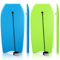 MiniInflat 2 Pack Bodyboard for Beach Lightweight Surfboards with EPS Core Pool Skim Boards with Rope Surfing Body Board for Adu