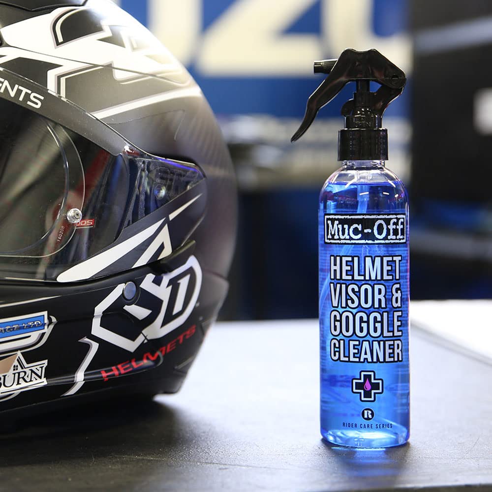 Muc Off Visor, Lens, And Goggle Cleaner Blue, 250Ml