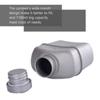 Boundless Voyage Titanium Military Canteen With Carry Bag Outdoor Camping Big Capacity Water Bottle Cup Pot Mess Kits 1100Ml Ti1