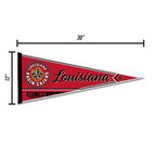 Rico Industries Ncaa Louisiana-Lafayette Ragin Cajuns Classic 12'' X 30'' Felt Wall D  Cor Pennant - Great For Home/Bed Room/Man
