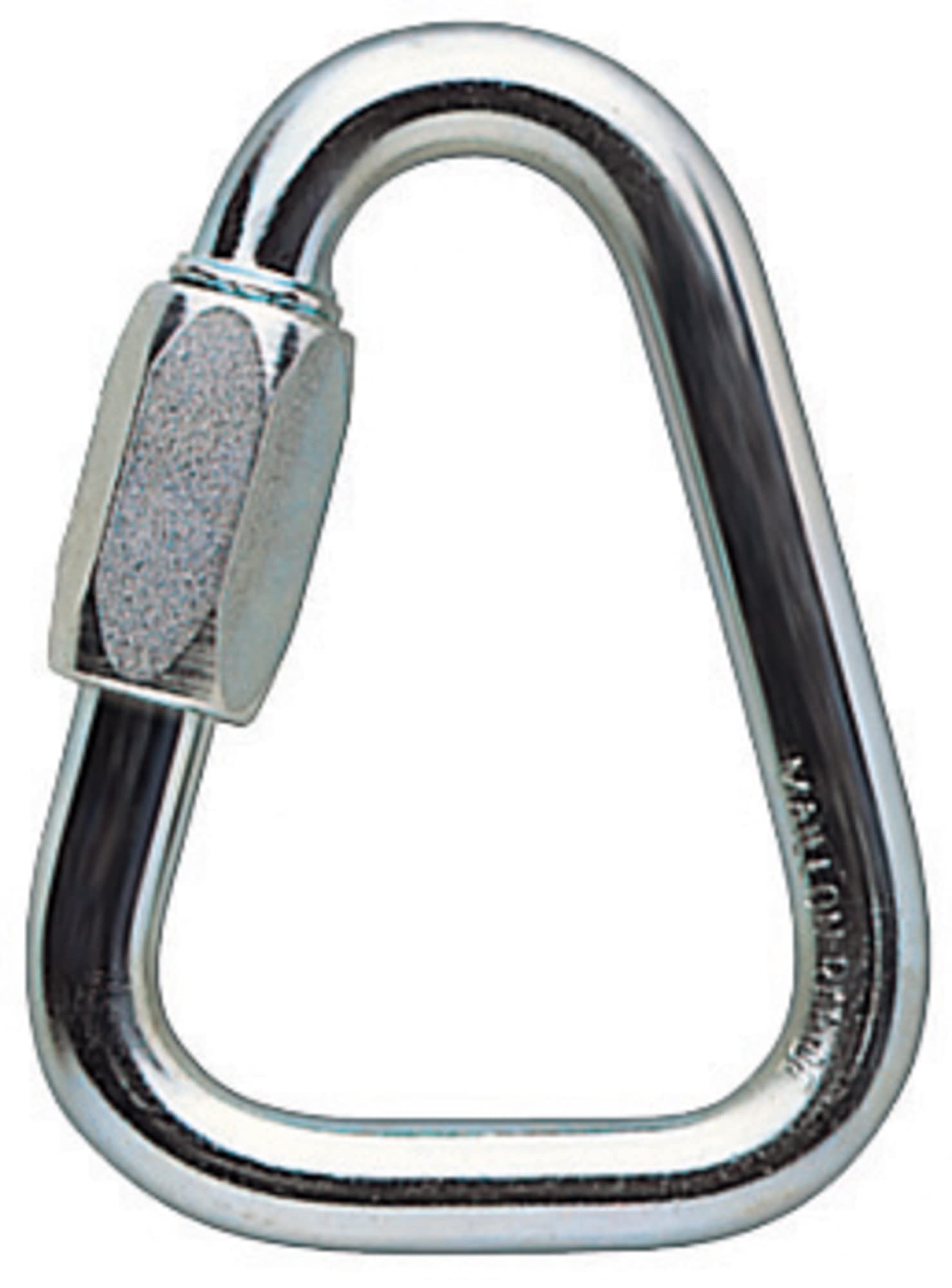 PETZL Delta N 10 Screwlink - Triangular Quick Link for Climbing Anchors
