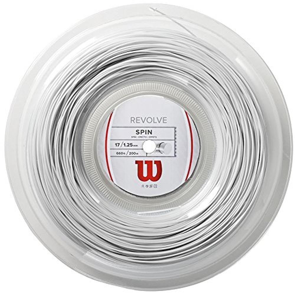 Wilson Revolve 17 Tennis String - 200M Reel, White