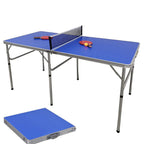 Table Tennis Table,Portable Foldable Table Indoor Outdoor Game With Balls And Net,Easy Assembly,For Home Office Family