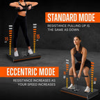 Squatz Pluto Fitness Board - Multifunctional Workout Device With Standard, Eccentric, And Isokinetic Training Modes, Wifi And Bl