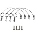 Nrc&Xrc 4Pcs Quick Release Pin Bimini Top Pins 1/4'' With Lanyard For Boat Bimini Top Deck Hinge Or Jaw Slide Clamp Bracket Mari
