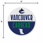 Rico Industries Nhl Vancouver Canucks Classic Shape Cut Pennant - Home And Living Room D  Cor - Soft Felt Ez To Hang
