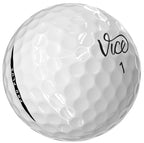 Vice Pro Plus Golf Balls, White