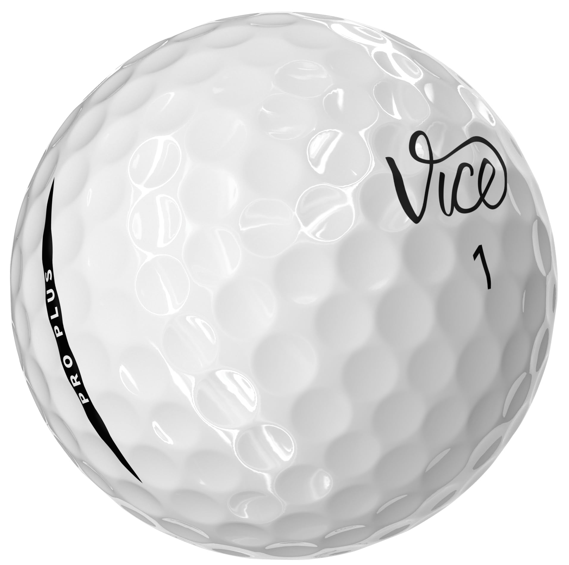 Vice Pro Plus Golf Balls, White