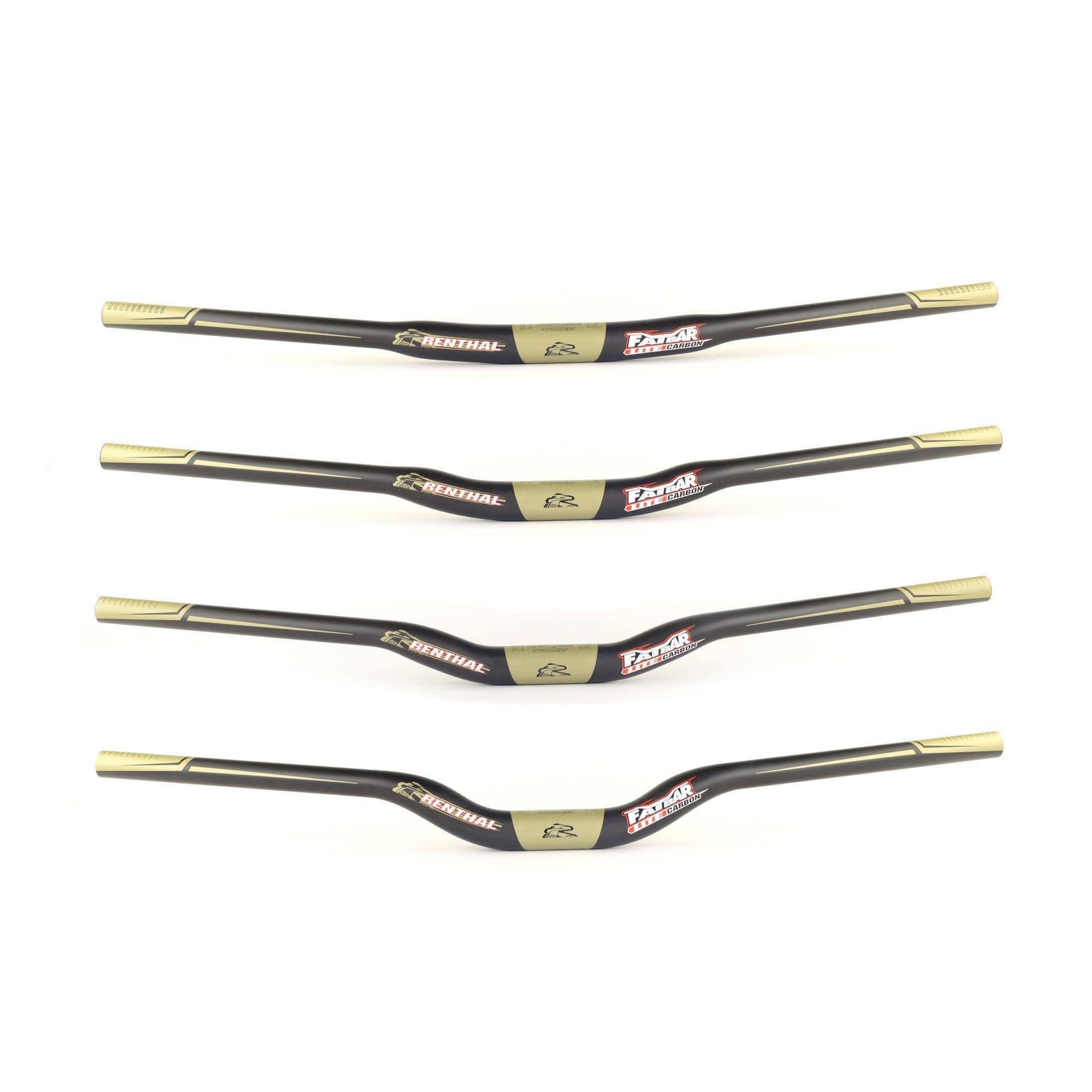 Renthal Fatbar Lite Carbon 35 Handlebar Unidirectional Carbon, 30Mm Rise