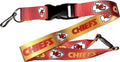 Aminco Nfl Kansas City Chiefs Reversible Lanyard, Team Colors, One Size (Nfl-Ln-162-07)