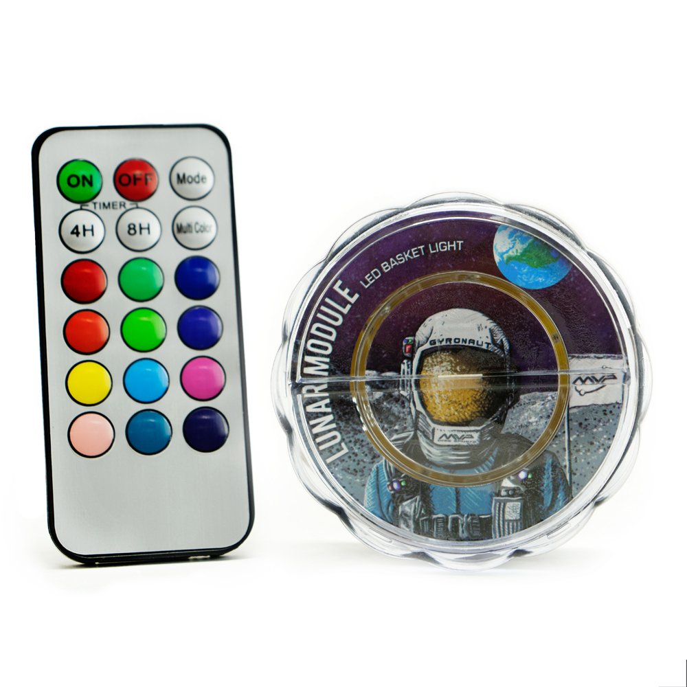 Mvp Disc Sports Lunar Module Led Disc Golf Basket Light