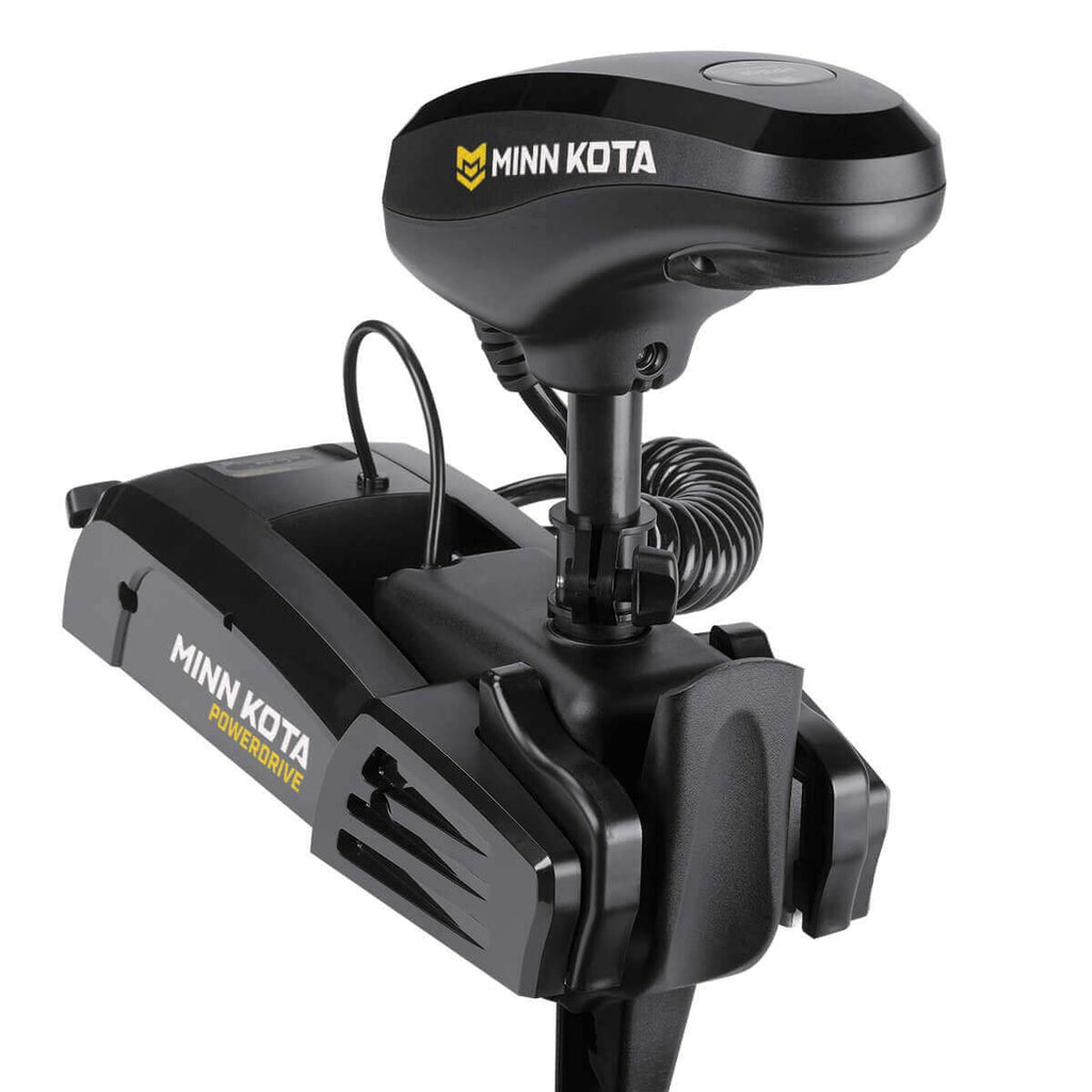 Minn Kota 1358790 Powerdrive Freshwater Electric-Steer Bow-Mount Trolling Motor With Digital Maximizer, 45 Lbs Thrust, 48'' Shaf