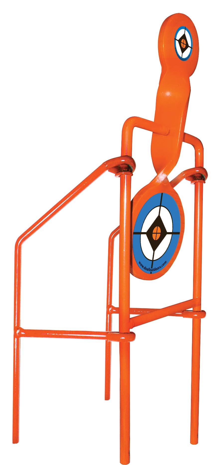 Do All Outdoors Double Blast Spinner Shooting Target With 3'' And 4.5'' Spinning Targets, Rated For 9Mm To 30.06 Soft Nose Lead