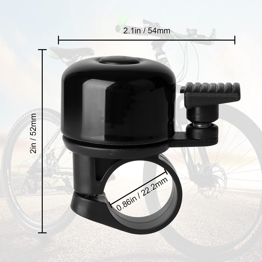 Binudum Bike Bell 2 Pack With Loud Melodious Sound Classic Mini Bicycle Bell For Kids Adults Bike Horn For Road, Mountain Bike F