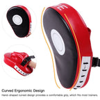Seisso 2Pcs Taekwondo Kickboxing Pads+2Pcs Punching Mitts For Karate Training Target Thai Pads Punching Kit Kick Punch Pad Kicki