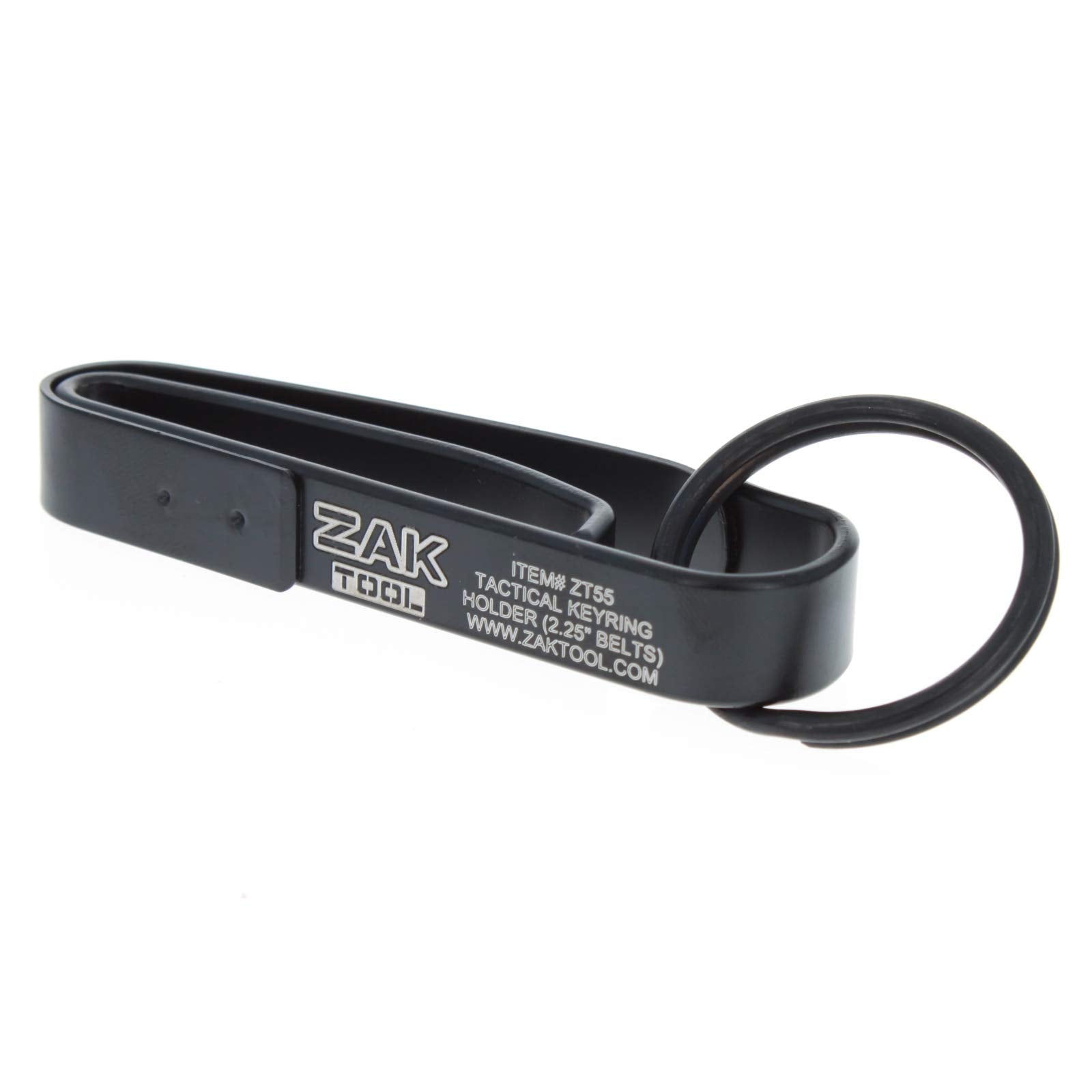ZAKTOOL Police ZT55 Tactical Stealth Black Extreme Duty Key Ring Holder