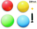 8.5 Inch Playground Balls Red, Blue, Green And Yellow! (12 Pack, Red,Blue,Green,Yellow)
