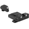 Meprolight Tru-Dot tritium Night Sights Compatible with Glock 42 43 43X 48 Rear Orange tritium dots Glow on Sight self Illuminat