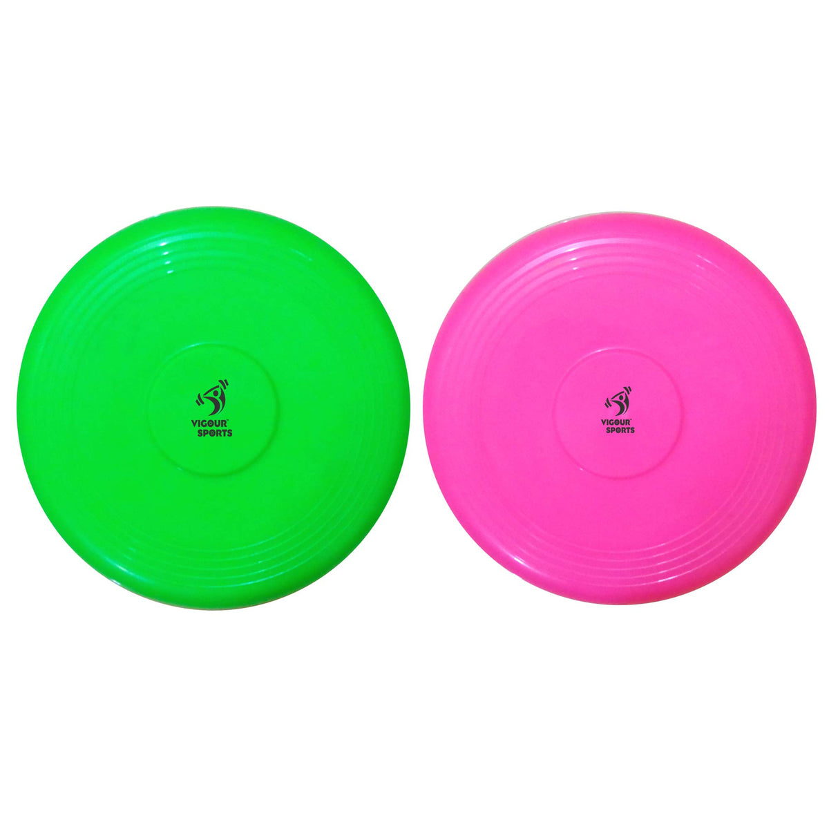 Vigour Sports Flying Disc 8.5 Inch (Set Of 2)  Multicolour For Kids And Adults Indoor And Outdoor Fun Games
