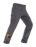 MAGCOMSEN Mens Ski Pants Waterproof Insulated Hiking Outdoor Work Snowboard Tactical Pants Men Fleece Lined Thermal Gray, 30