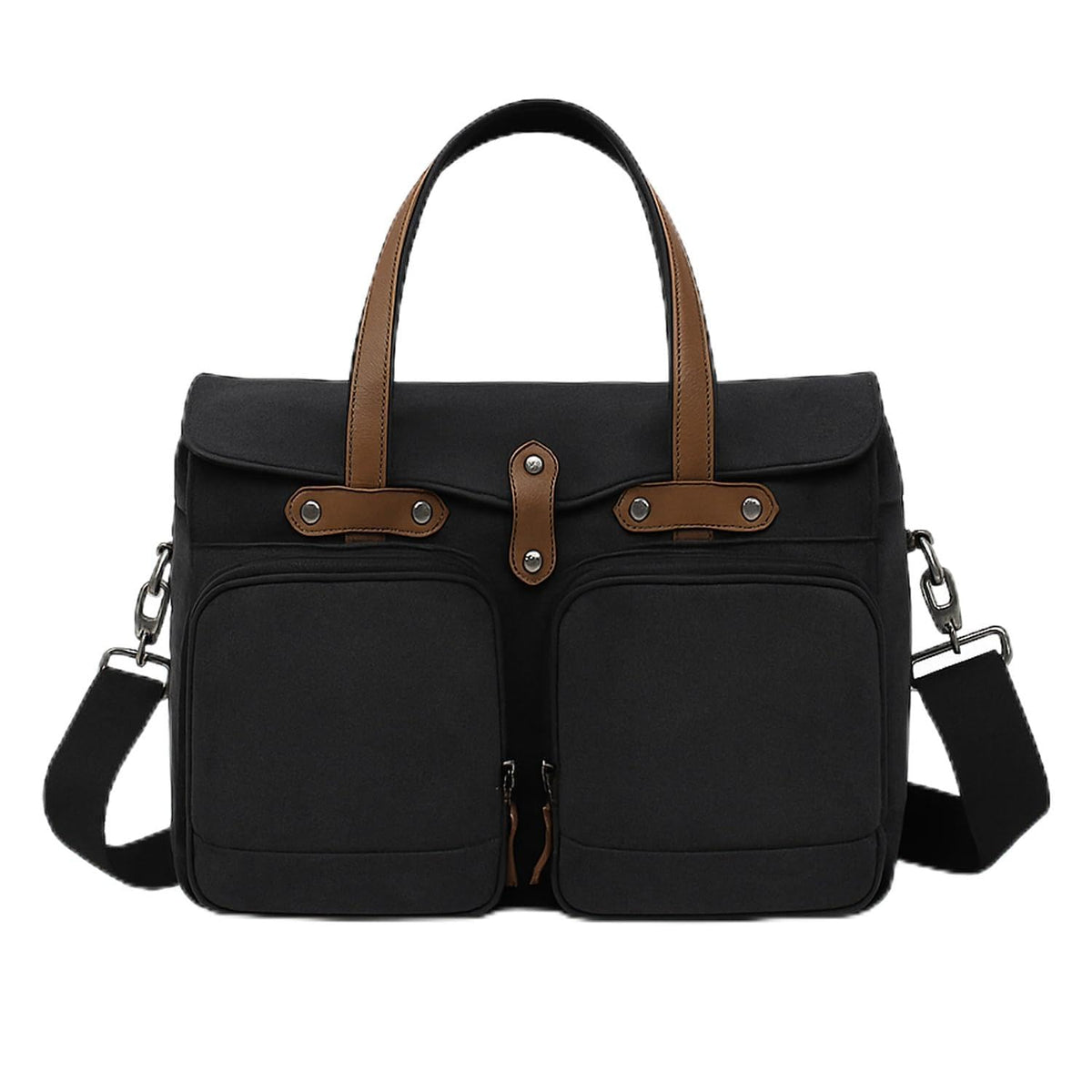 Handcuffs Canvas Messenger Bag For Men | Durable Vintage Crossbody Bags With Multiple Pockets | Side Sling Bag For College Offic