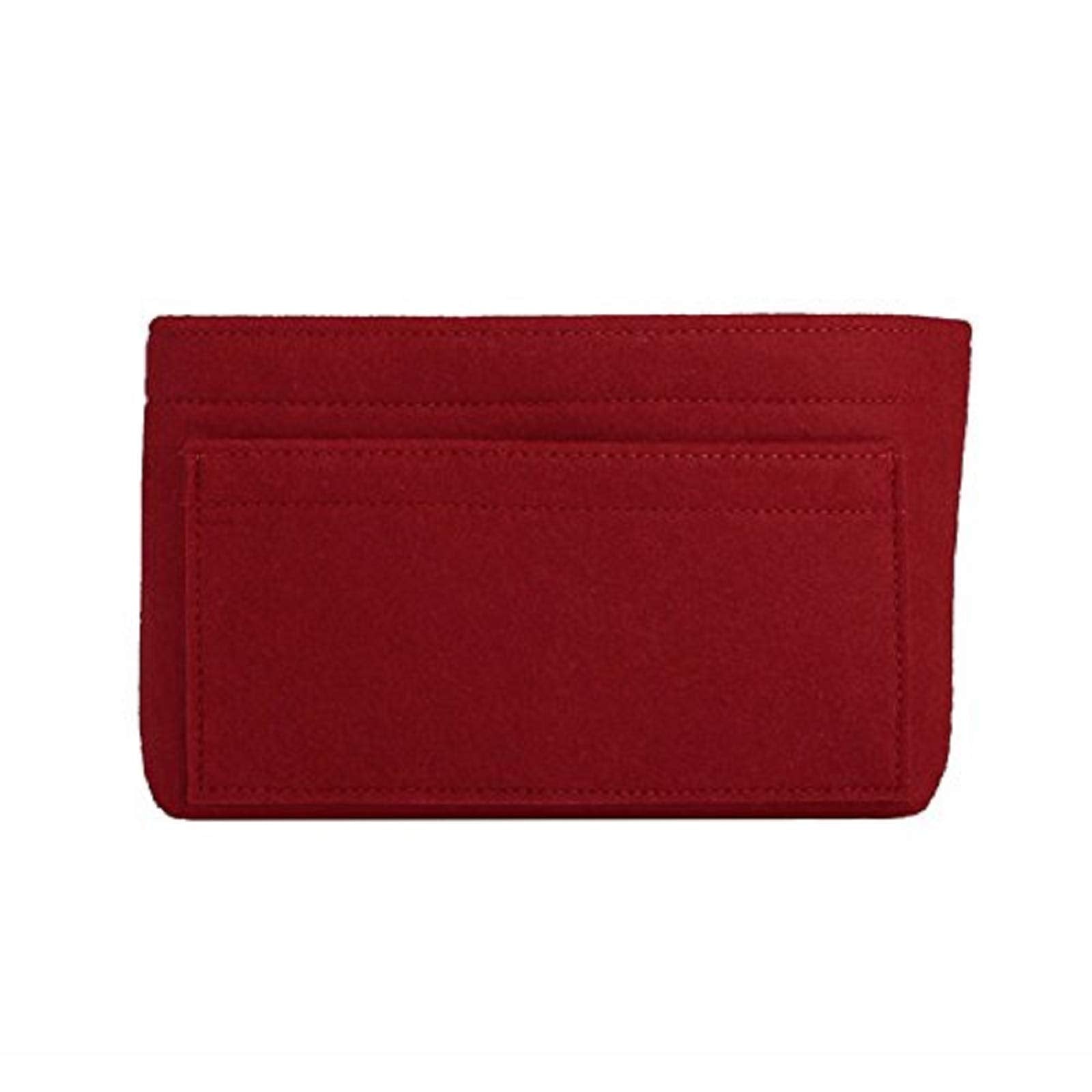 Felt Insert Bag Organizer Bag In Bag For Handbag Purse Organizer, Six Color Three Size Medium Large X-Large (Large, Red)