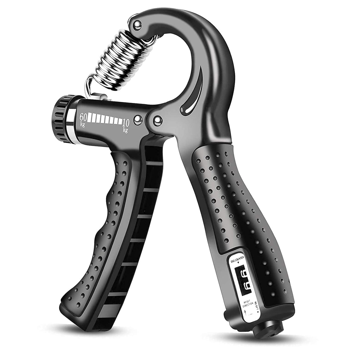 Surefit Adjustable Hand Grip Strengthener With Counter  Heavy Duty Forearm Exerciser For Hand Strength, Wrist Training, And Fin